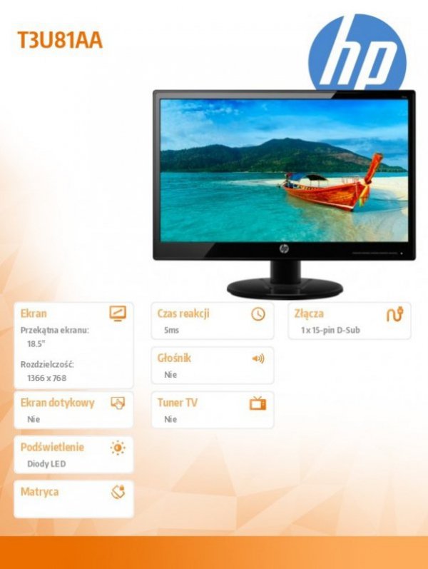 Monitor 19 cali T3U81AA