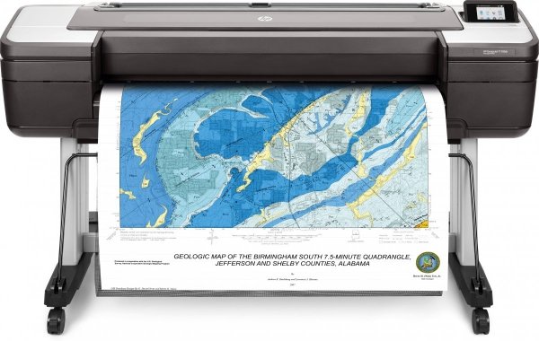 HP DesignJet T1700dr 44-in PostScript Printer (1VD88A)