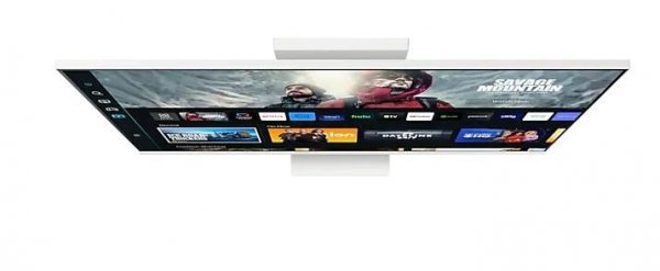 Monitor 27 cali SMART M8 VA 3840x2160 UHD 16:9 1xHDMI 1xUSB-C (65W) 2xUSB 2.0 4ms WiFi/BT HAS+PIVOT Webcam głośniki płaski biały