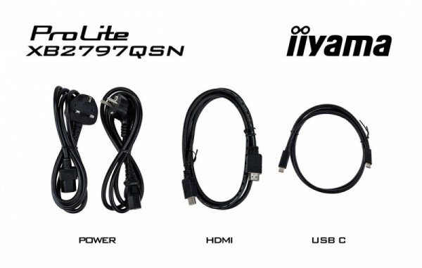 Monitor 27 cali XB2797QSN-B1 IPS/3.7 megapixel QHD, HAS150/ 350cd/1ms/HDMI/Displayport, USBC DOCK 65W, 4USB HUB, RJ45