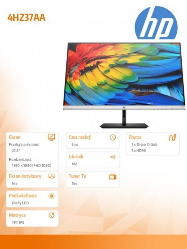 Monitor 24 cali 4HZ37AA
