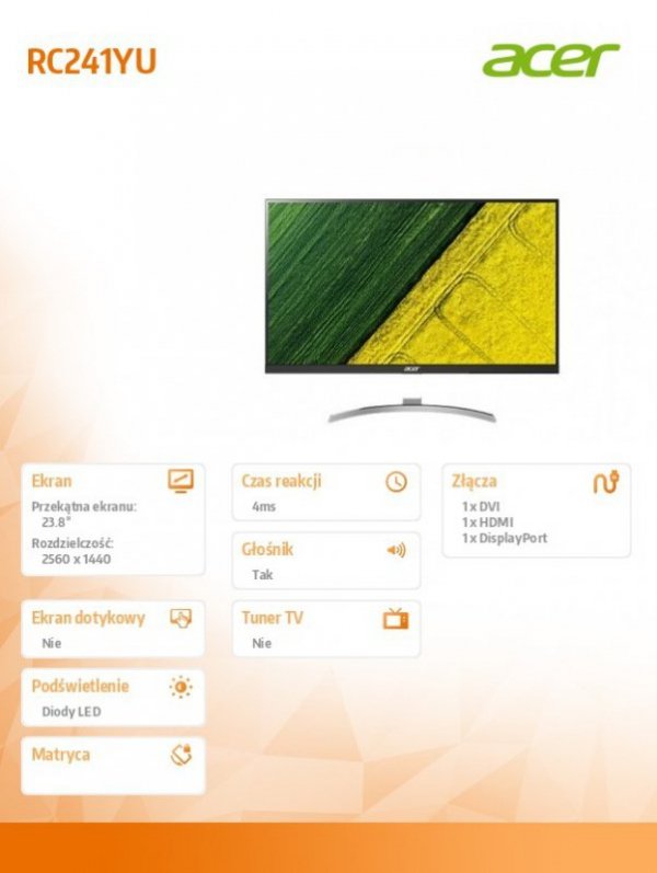 Monitor 23.8 cale RC241YUsmidpx