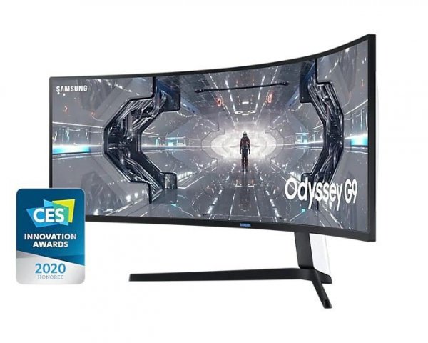 Monitor 49 cali LC49G95TSSRXEN VA 5120x1440 DQHD 32:9 super szeroki 1xHDMI/2xDP 1 ms (GTG) zakrzywiony HAS 240Hz Gaming 2 lata d