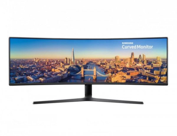 Monitor  49 cali LC49J890DKRXEN VA 3840x1080 Dual FullHD 32:9   1xHDMI 2xUSB-C 1xDP 5ms HAS głośniki zakrzywiony 3Y NBD