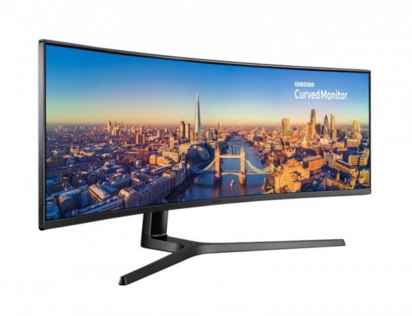 Monitor  49 cali LC49J890DKRXEN VA 3840x1080 Dual FullHD 32:9   1xHDMI 2xUSB-C 1xDP 5ms HAS głośniki zakrzywiony 3Y NBD