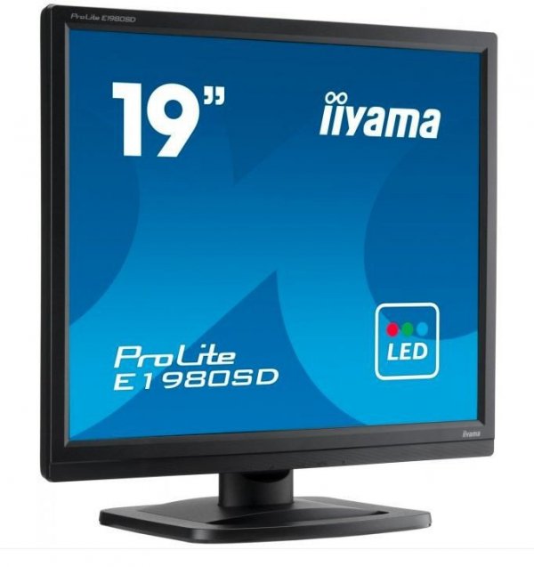Monitor 19 cali ProLite E1980D-B1 VGA,DVI,5:4,TN,5ms,250cd