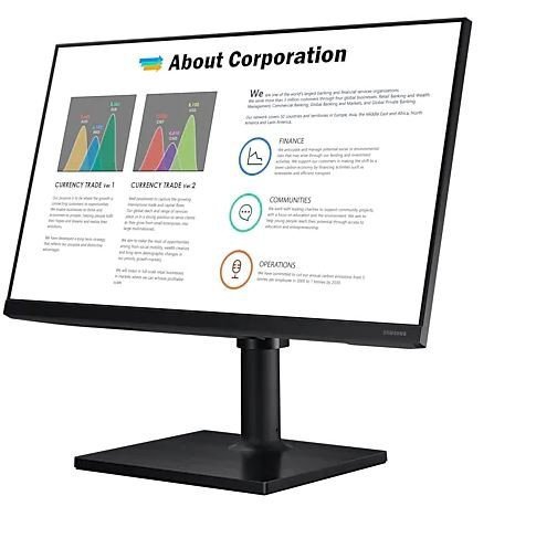 Monitor  27 cali T450FZ IPS 1920x1080 FHD 16:9 2xHDMI 1xDP 2xUSB 2.0 5ms 75Hz HAS+PIV głośniki płaski 3YOn-Site