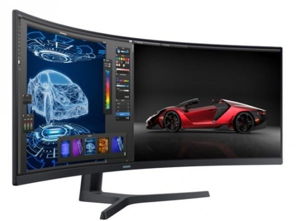 Monitor  49 cali LS49A950UIUXEN VA 5120 x 1440 DQHD 32:9   2xHDMI 1xUSB-C (90W) 1xDP 3xUSB 3.0 LAN (RJ45) 4ms HAS głośniki zakrz