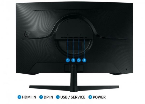 Monitor 32 cale LS32AG550EUXEN VA 2560x1440 16:9 1xHDMI/1xDP 1 (MPRT) zakrzywiony 165Hz Gaming 2 lata d2d