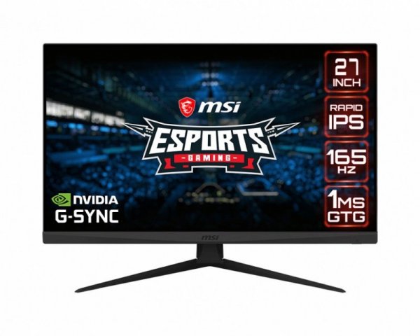 Monitor 27 cali Optix G273QF IPS/WQHD/165Hz/1ms