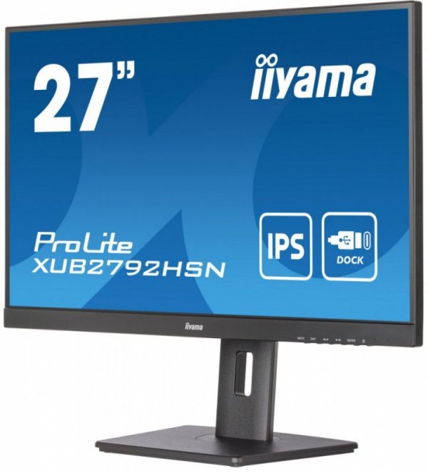 Monitor 27 cali XUB2792HSN-B5 IPS,FHD,HDMI,DP,USB-c Dock,HAS(150mm)