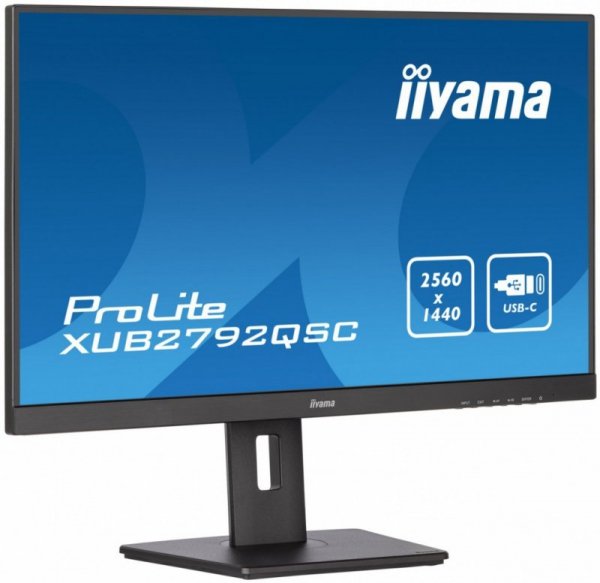 Monitor 27 cali XUB2792QSC-B5 IPS,QHD,USB-C,HDMI,DP,USB3.0,HAS(150mm)