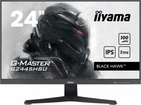 Monitor 23.8 cala G-Master G2445HSU-B1 IPS,FHD,100Hz,1ms,2xUSB,2x2W,FreeSync