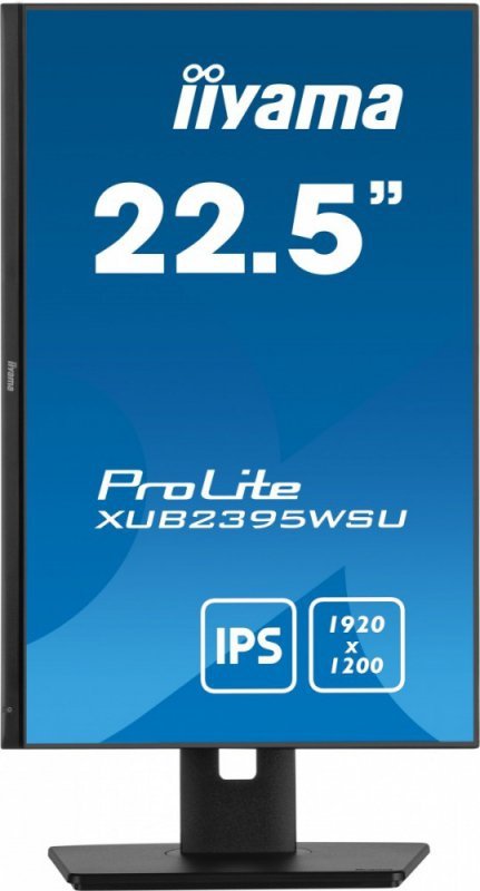 Monitor 22.5 cala XUB2395WSU-B5 IPS, PIVOT, 1920x1200, DP, HDMI, VGA, 16:10, 2xUSB, 2x2W, Freesync, HAS(150mm)