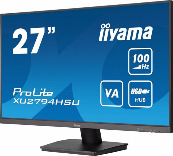 Monitor 27 cali XU2794HSU-B6 VA,FHD,100HZ,4000:1,1MS,HDMI,DP,2xUSB,   FreeSync,2x2W,PIVOT