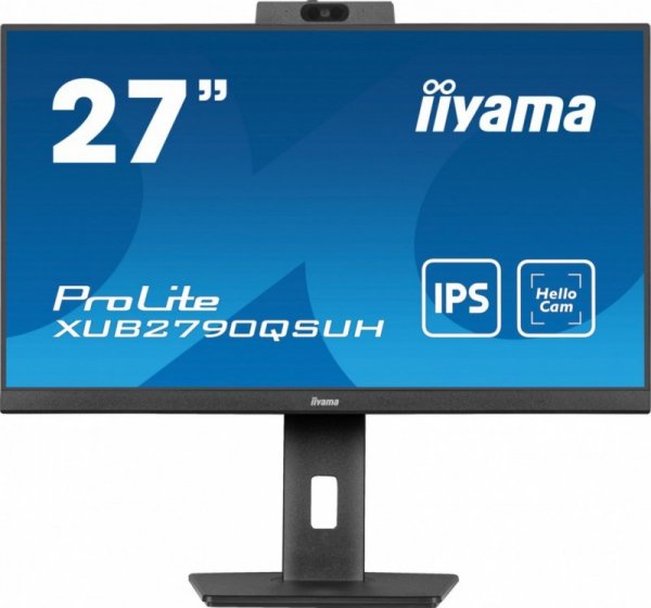 Monitor 27 cali XUB2790QSUH-B1 IPS,QHD,CAM,MIC,HDMI,DP,3xUSB(3.2),  100Hz,ADAPTIVE SYNC,FlickerFree,2x2W,WINDOWS HELLO
