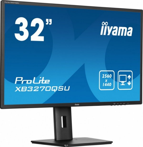 Monitor 32 cale XB3270QSU-B1 IPS,WQHD,HDMI,DP,100Hz,250cd,3ms,2x2W,  3xUSB(3.2),FlickerFree,VESA,HAS(150mm)