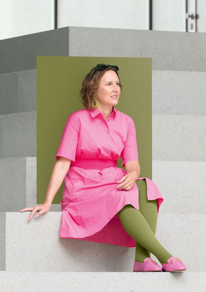 JUZO INSPIRATION Podkolanówki uciskowe II stopnia kompresji  (23-32mmHg) KOLORY SEZONOWE