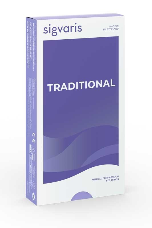 Sigvaris Podkolanówki przeciwżylakowe na bazie gumy naturalnej II klasy ucisku SERIA 500 Specialities TRADITIONAL