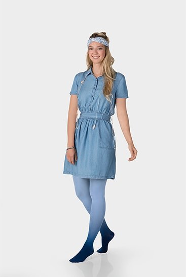 JUZO INSPIRATION Pończochy samonośne uciskowe I stopnia kompresji  (18-21mmHg) DIP DYE Collection