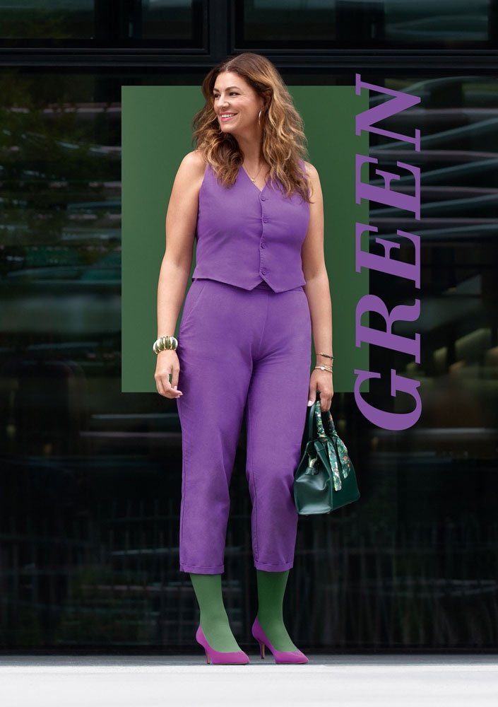 JUZO INSPIRATION Rajstopy uciskowe II stopnia kompresji  (23-32mmHg) KOLORY SEZONOWE