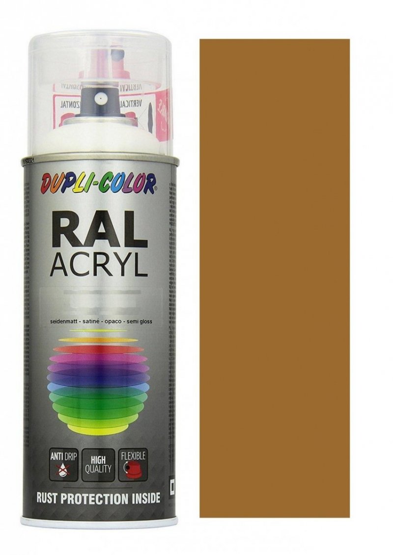 MOTIP lakier ochra farba połysk 400 ml akrylowy acryl szybkoschnący RAL 8001
