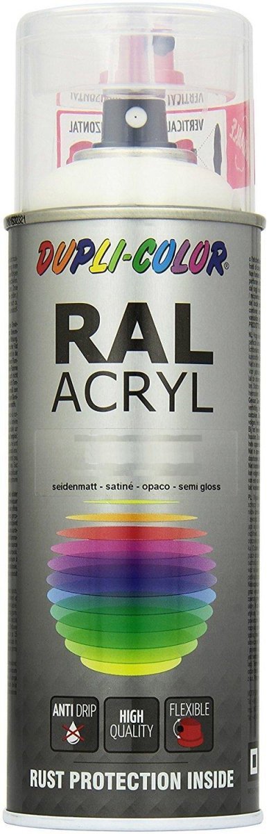 MOTIP lakier biały farba poł 400 ml akrylowy acryl szybkoschnący RAL 9003 