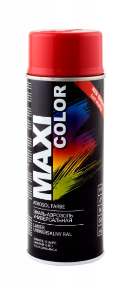 Czerwony karminowy lakier farba spray maxi RAL 3002 emalia uniwersalna 400 ml 