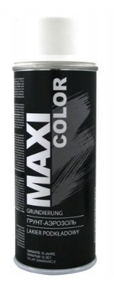 MAXI COLOR farba antykorozyjna podkładowa spray biały 400ml 