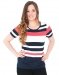 Bluzka w marynarskie paski, t-shirt rozmiar 52