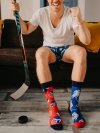 Lední Hokej - Ponožky Good Mood