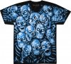 Skull Pile Blue - Glow - Liquid Blue