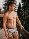 Old School Tattoo - Mens Fitted Trunks Good Mood