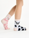 Cow & Piggie - Junior Socks - Good Mood