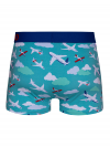 Airplanes & Clouds - Mens Fitted Trunks - Good Mood