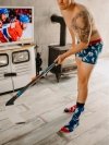 Ice Hockey - Mens Fitted Trunks - Good Mood
