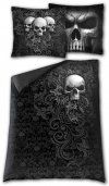 Skull Scroll - Single Duvet Cover (200x135) Spiral