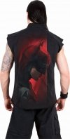 Batman Profile Logo - Sleeveless Denim