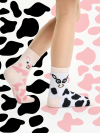 Cow & Piggie - Junior Socks - Good Mood