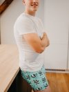 Panda - Mens Fitted Trunks - Good Mood