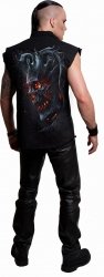 Death Embers - Sleeveless Denim Spiral