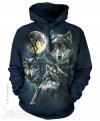Moon Wolves Collage - Bluza The Mountain