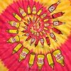 Mustard & Ketchup Spiral  - Liquid Blue