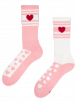 Pásky a Srdíčka - Ponožky Sportovní - Good Mood