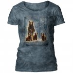 Vintage Bear Family Portrait - Dámske