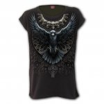 Raven Skull - Ladies Loosefit Spiral