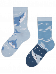 Grey Shark - Junior Socks - Good Mood