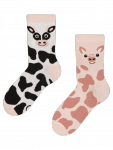 Cow & Piggie - Junior Socks - Good Mood