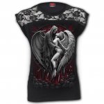 Forbidden - Lace Shift Top - Spiral - Damska