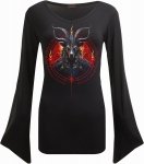 Baphomet - Longsleeve Spiral - Damska